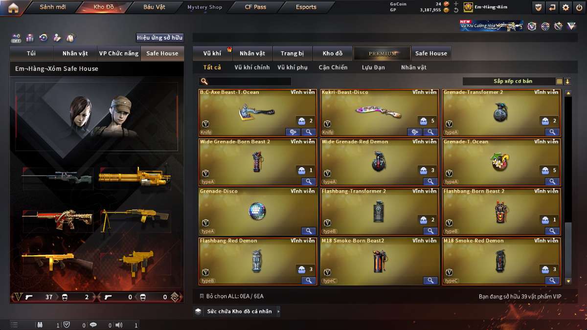 shop acc cf uy tin gia re
